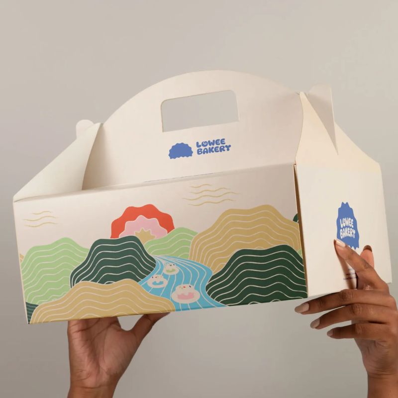 Custom Printed Gable Packaging Cbm - Professional Sunset Design - Ultra HD